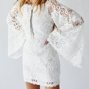 Alice Mccall Free People Diamond veins mini dress